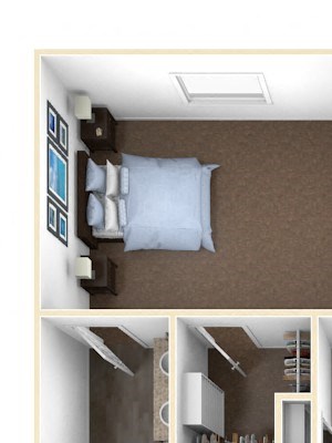 Orchid duplex floor plan at Regency Preserve Orchid duplex 2 Bed 2 Bath, 1,155 Sq.Ft. at Regency Preserve, Avon, 46123